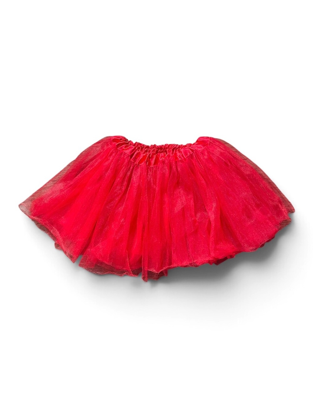 Tutu Skirt Tulle Vibrant Red Multi-layered Toddler Girl